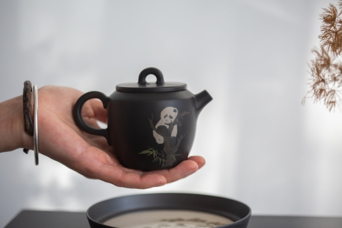 Natural Habitat Jianshui Zitao Teapot - Panda I - Image 9