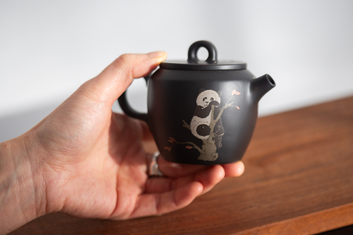 natural habitat jianzhui zitao teapot panda ii 10 | BITTERLEAF TEAS