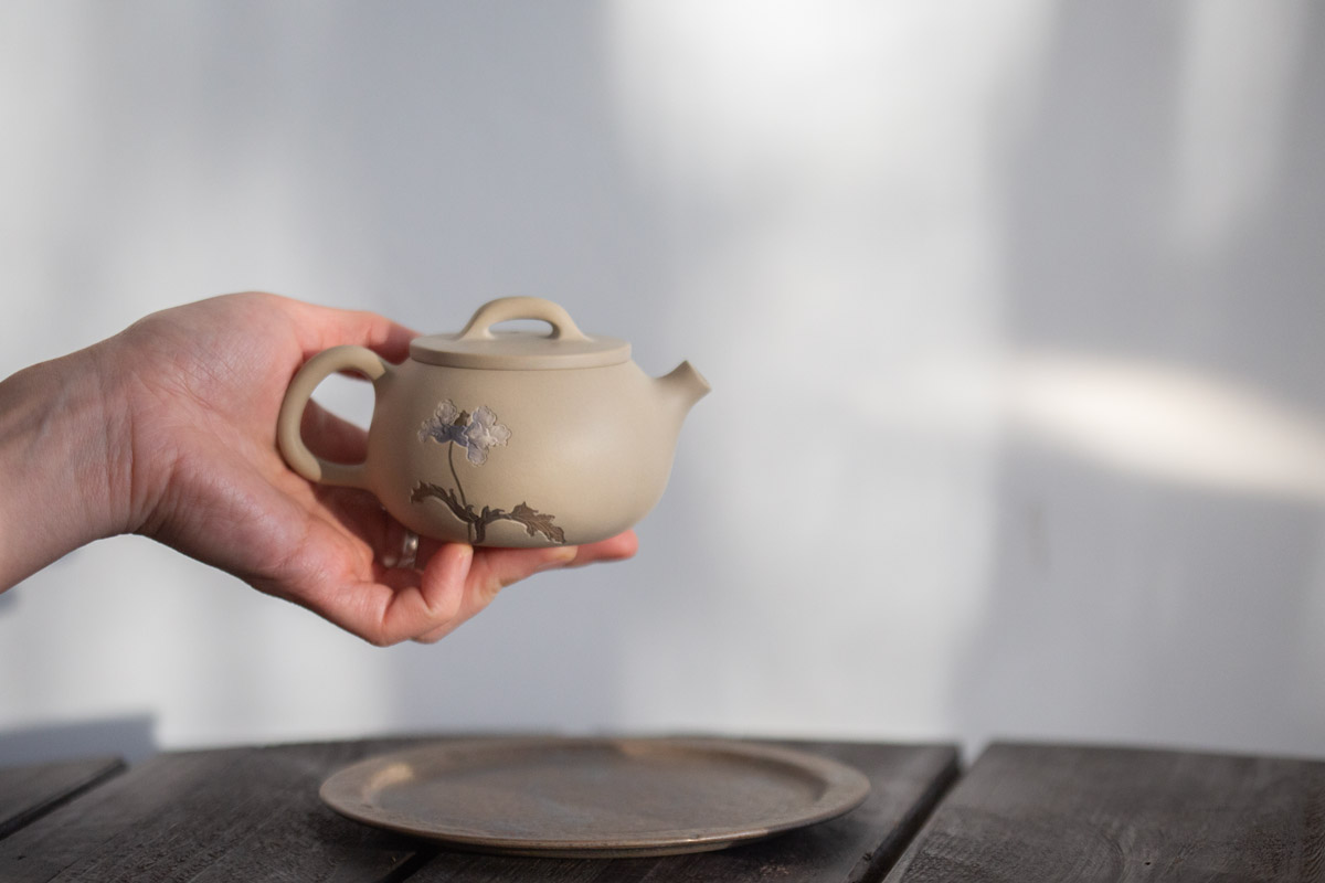 natural habitat jianzhui zitao teapot violet 8 | BITTERLEAF TEAS