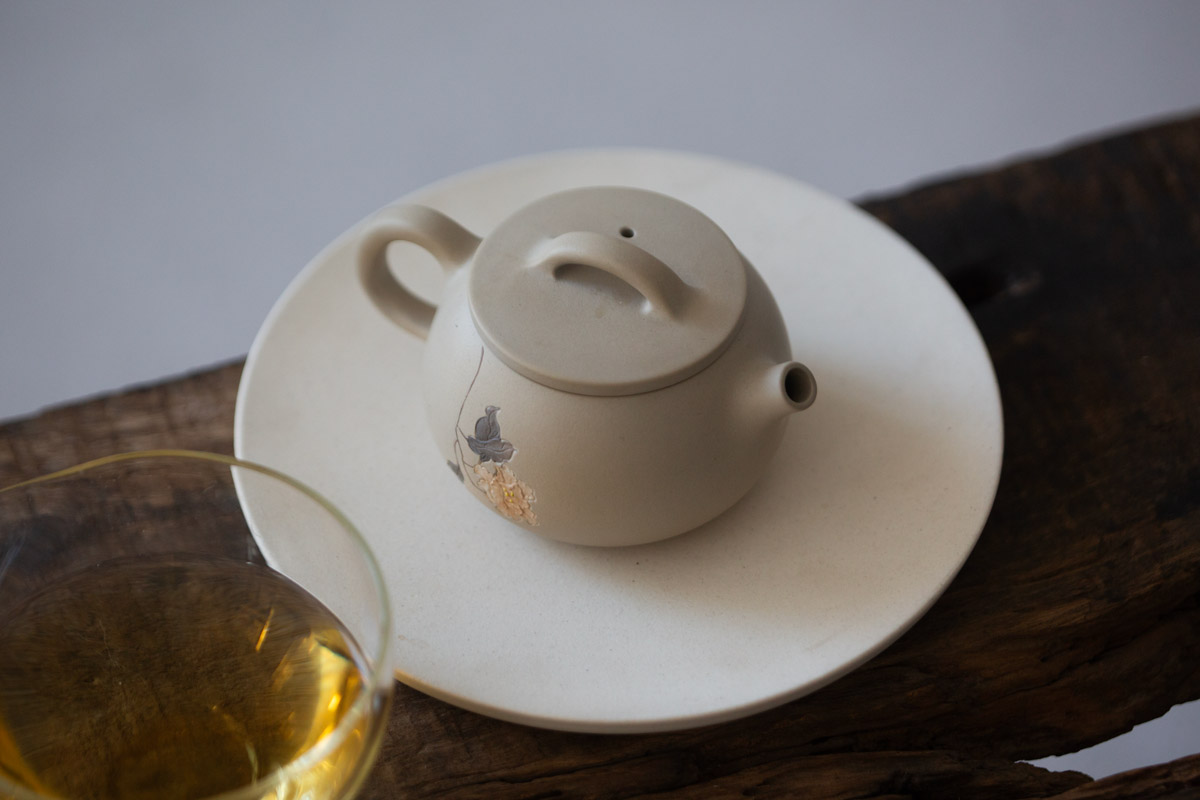 natural habitat jianzhui zitao teapot white peony 5 | BITTERLEAF TEAS