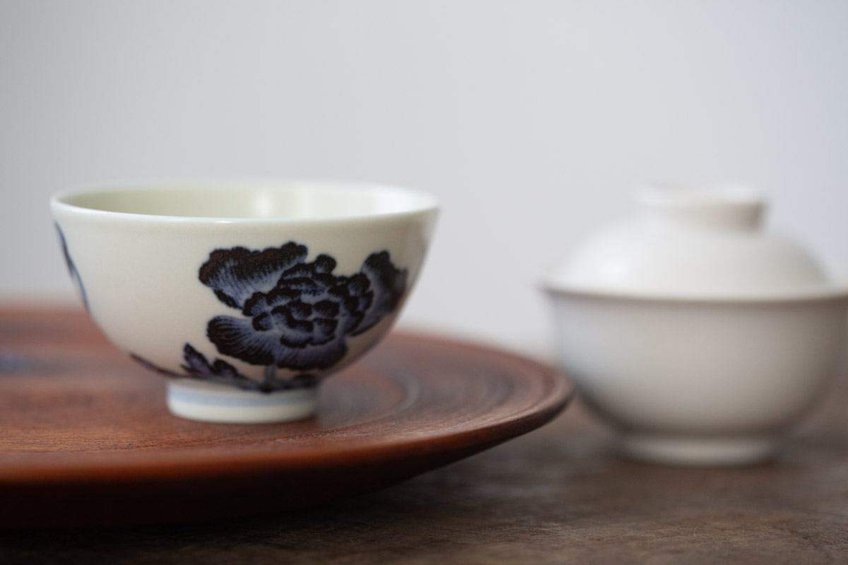 poppy qinghua teacup 3 | BITTERLEAF TEAS