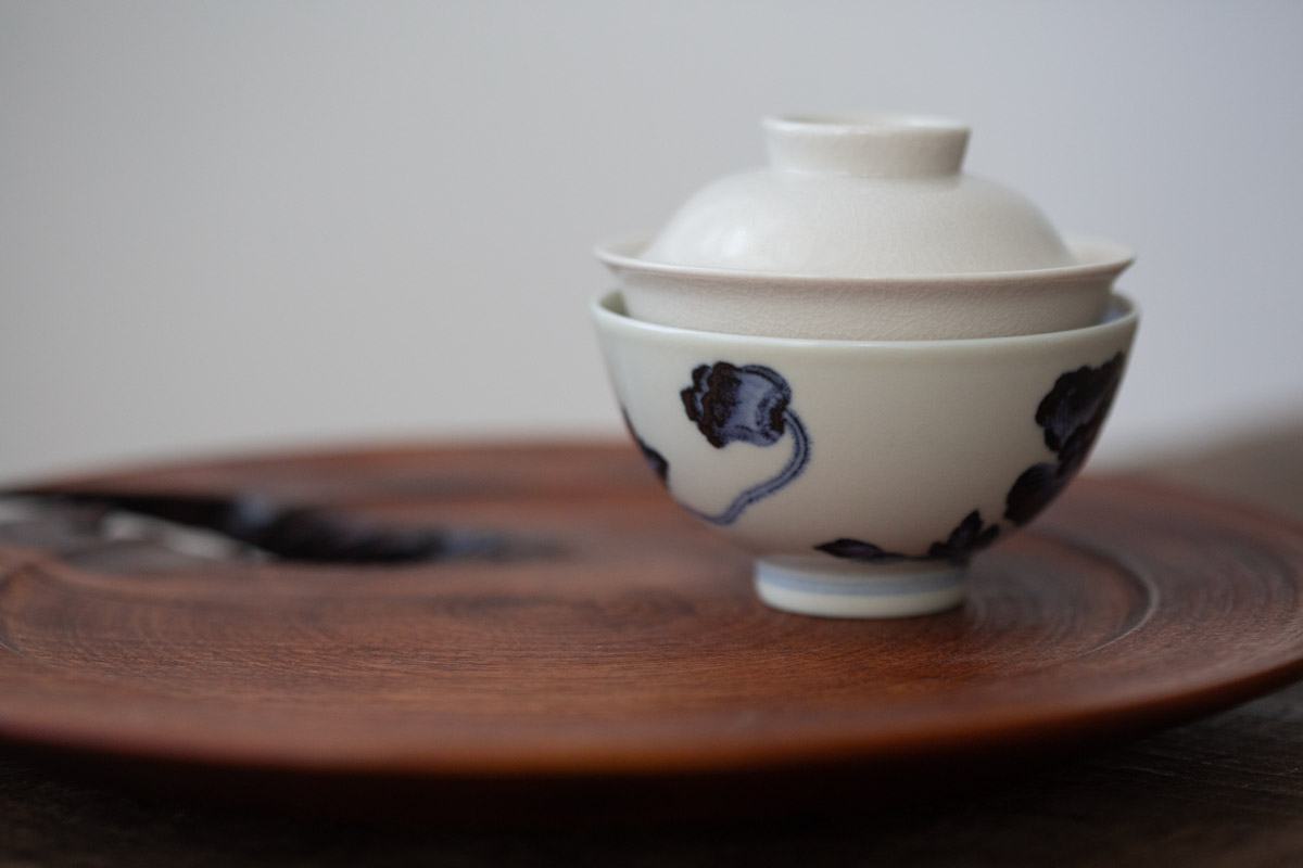 poppy qinghua teacup 6 | BITTERLEAF TEAS