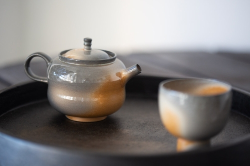 Stratus Soda Ash Wood Fired Teapot I - Image 4