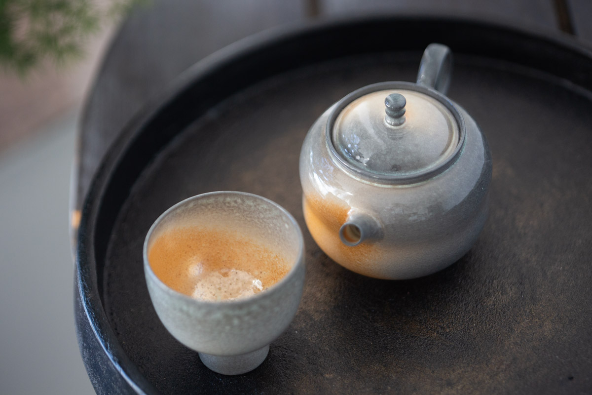 stratus wood fired soda ash teapot i 12 24 4 | BITTERLEAF TEAS