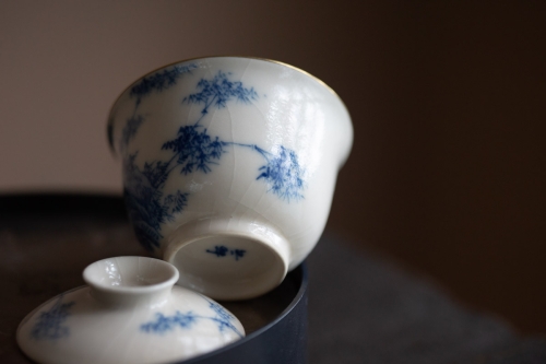 Alchemy Gaiwan - Brass - Bamboo & Pine - Image 8