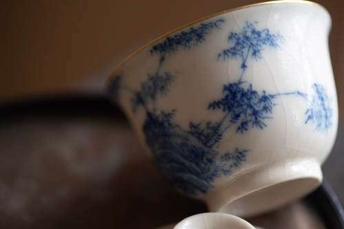 Alchemy Gaiwan - Brass - Bamboo & Pine - Image 9