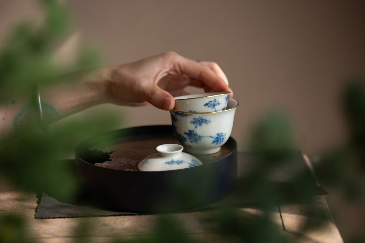 alchemy teacup brass bamboo pine 3 | BITTERLEAF TEAS