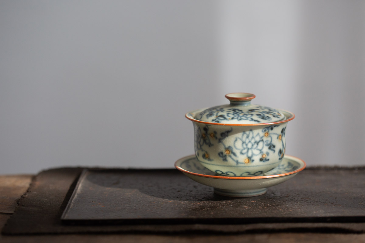 dream garden sancai gaiwan 1 | BITTERLEAF TEAS