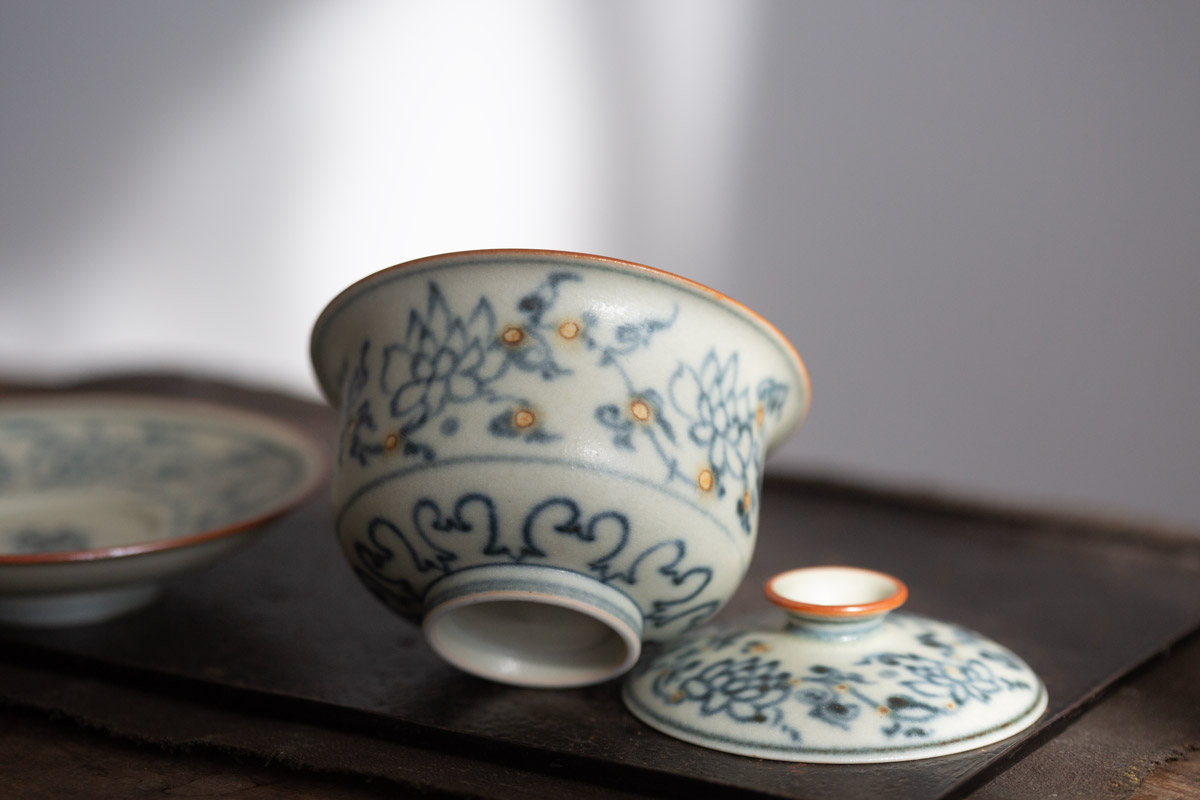 dream garden sancai gaiwan 6 | BITTERLEAF TEAS