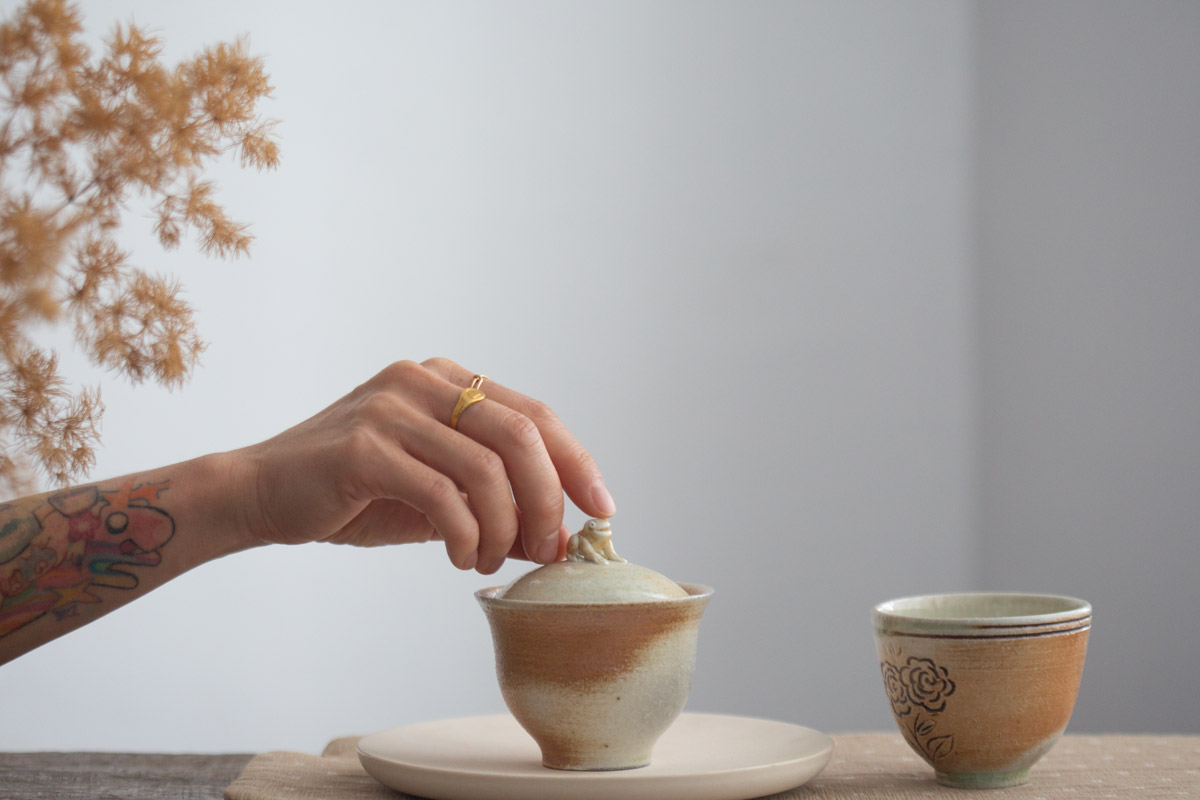 golden pond wood fired gaiwan 9 | BITTERLEAF TEAS