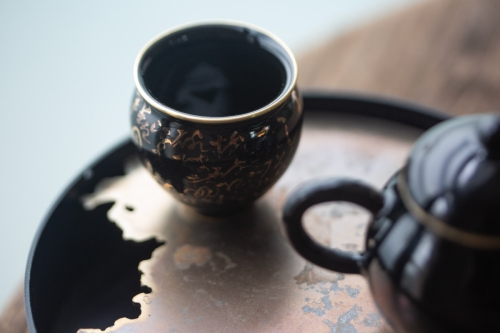 Alchemy Teacup - Black & Gold - Poem - Image 5