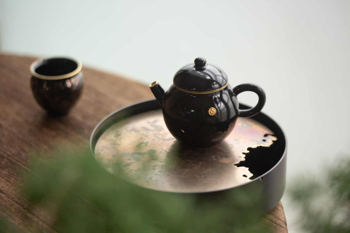 alchemy teapot black gold coin 6 | BITTERLEAF TEAS