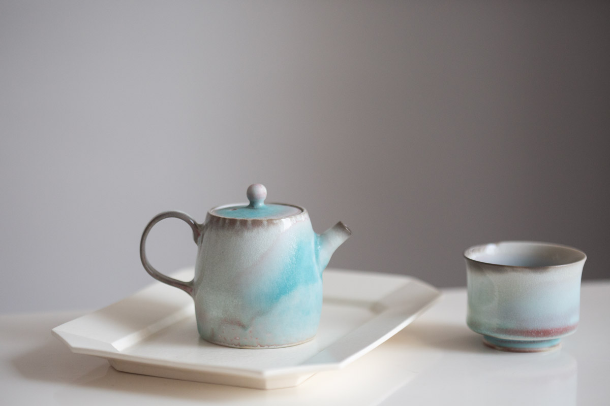 chameleon soda ash wood fired teapot i 3 25 1 | BITTERLEAF TEAS