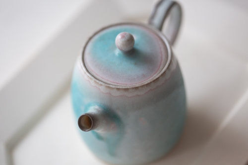 Chameleon Soda Ash Wood Fired Teapot I - Image 11