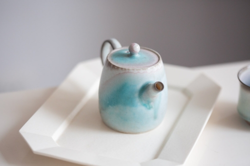 Chameleon Soda Ash Wood Fired Teapot I - Image 3