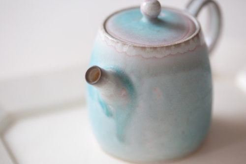 Chameleon Soda Ash Wood Fired Teapot I - Image 6