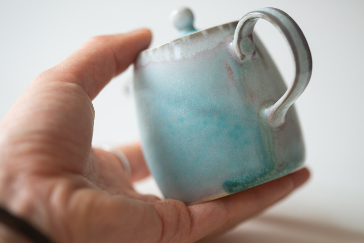 chameleon soda ash wood fired teapot i 3 25 6 | BITTERLEAF TEAS