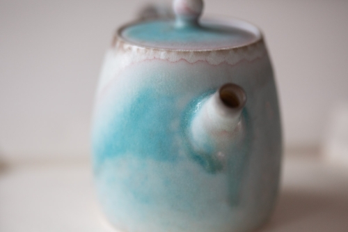 Chameleon Soda Ash Wood Fired Teapot I - Image 2