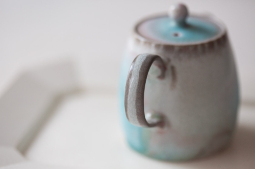 Chameleon Soda Ash Wood Fired Teapot I - Image 9