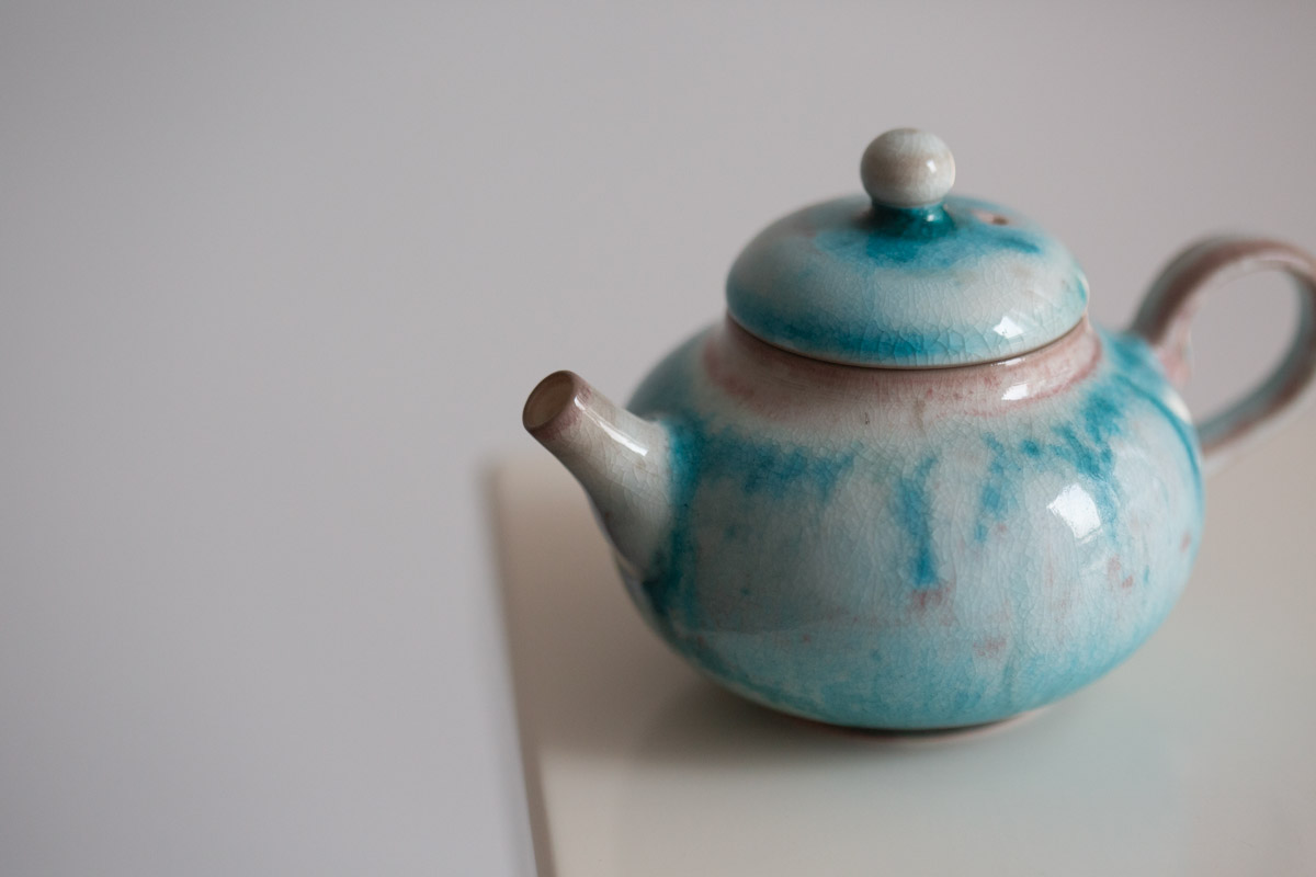 chameleon soda ash wood fired teapot iii 3 25 4 | BITTERLEAF TEAS