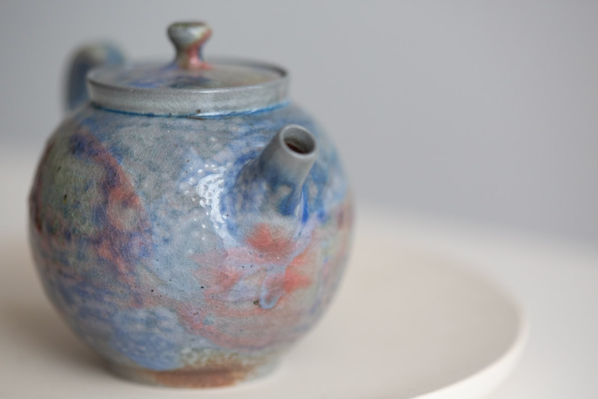 chameleon soda ash wood fired teapot iv 3 25 11 | BITTERLEAF TEAS