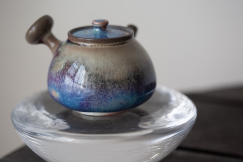 Chameleon Soda Ash Wood Fired Teapot V - Image 3