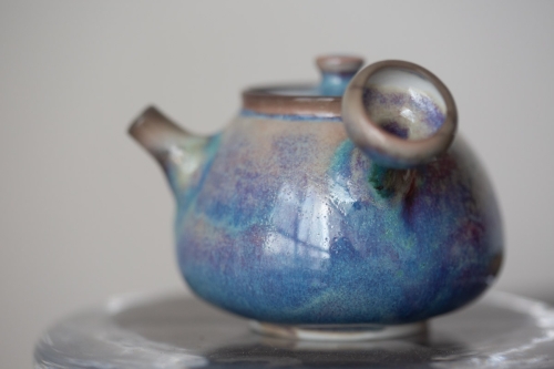 Chameleon Soda Ash Wood Fired Teapot V - Image 4