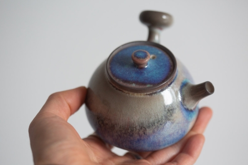 Chameleon Soda Ash Wood Fired Teapot V - Image 7