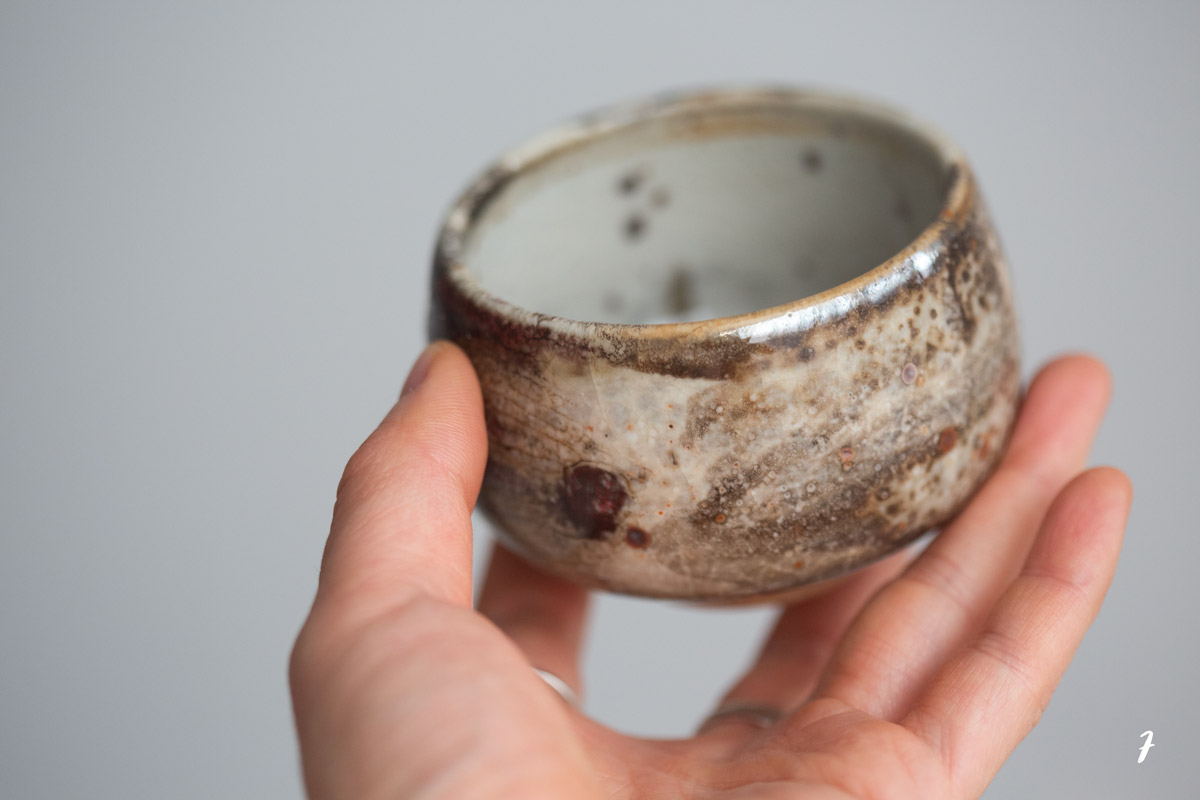 shino glaze teacup earth 1 | BITTERLEAF TEAS