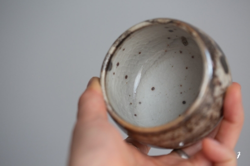 Shino Glaze Teacup - Earth - Image 3