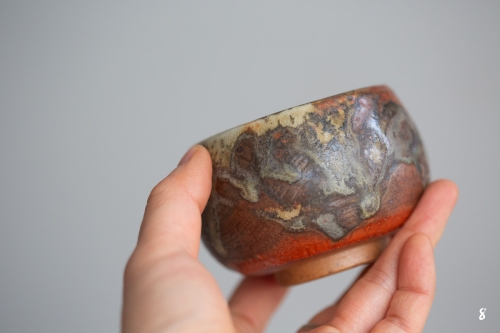 Shino Glaze Teacup - Earth - Image 6