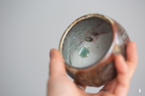 Shino Glaze Teacup - Earth - Image 7