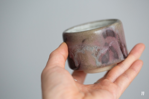 Shino Glaze Teacup - Fire - Image 2