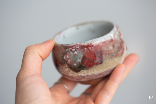 Shino Glaze Teacup - Fire - Image 18