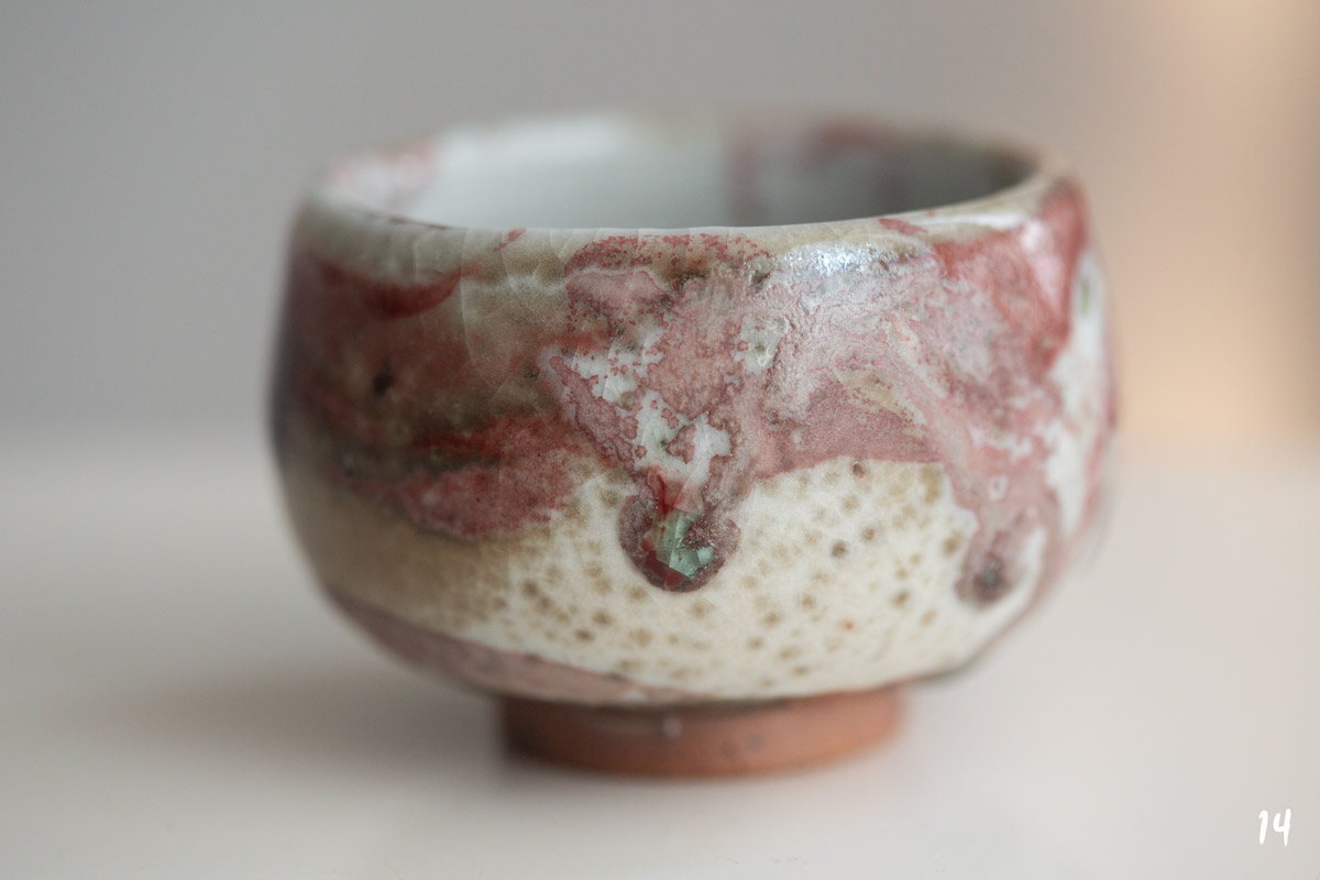 shino glaze teacup fire 19 | BITTERLEAF TEAS