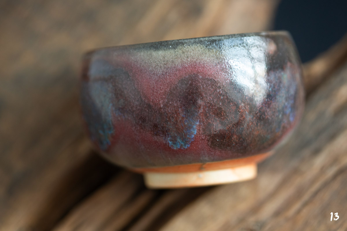 shino glaze teacup fire 24 | BITTERLEAF TEAS