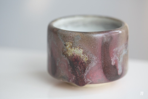 Shino Glaze Teacup - Fire - Image 4