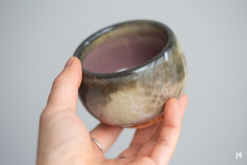 Shino Glaze Teacup - Fire - Image 6