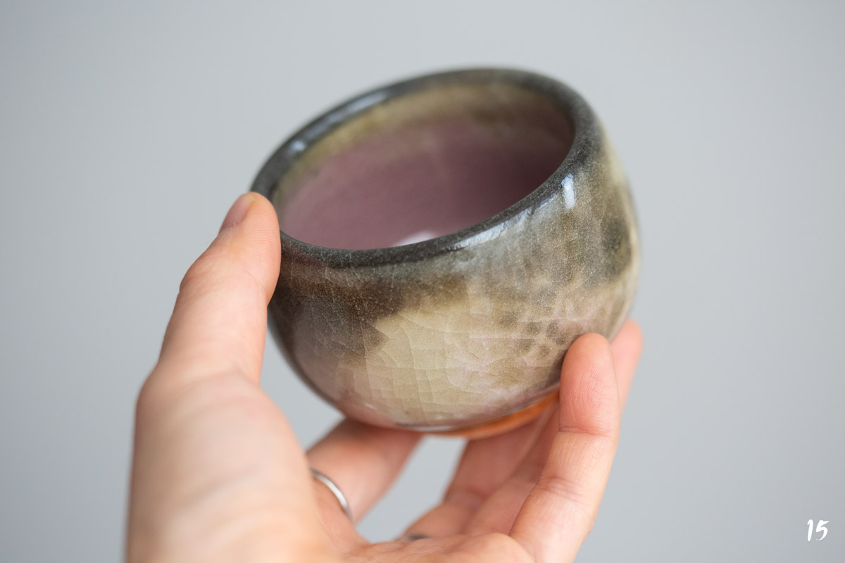 shino glaze teacup fire 5 | BITTERLEAF TEAS