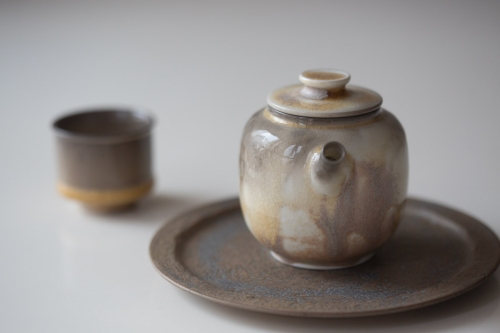 Stratus Soda Ash Wood Fired Teapot II - Image 5