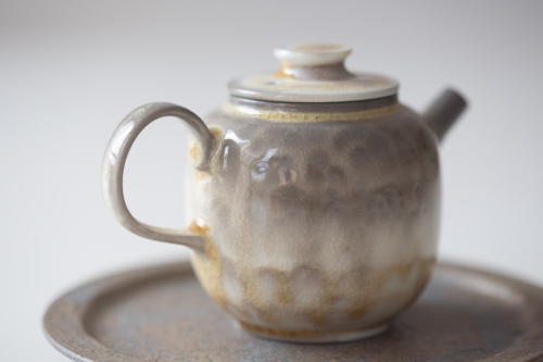 Stratus Soda Ash Wood Fired Teapot II - Image 2