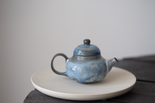 Stratus Soda Ash Wood Fired Teapot III - Image 6