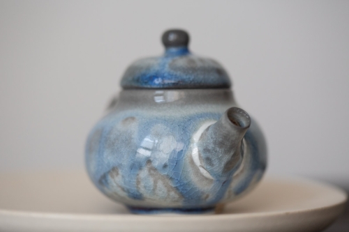 Stratus Soda Ash Wood Fired Teapot III - Image 5